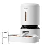 Petlibro Granary Camera Feeder Dobule Tray, 5L (white)