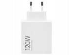 XIAOMI oryginalna ładowarka sieciowa USB A QC3.0 3A 120W MDY-14-EE + kabel USB A do Typ C 6A 1m biała bulk