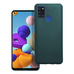 Futerał MATT do SAMSUNG A21S ciemnozielony