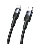 USAMS USB-C to USB-C cable black/black 1.2m SJ729USBSG01 (US-SJ729)