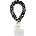 Guess GUOUCBMC4MK Universal Big Hand Strap czarny/black Acrylic 4G Charm