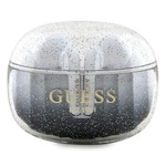 Guess Glitter Gradient TWS Bluetooth headphones with docking station - black