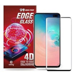 Crong Edge Glass 4D Full Glue - Szkło hartowane na cały ekran Samsung Galaxy S10+