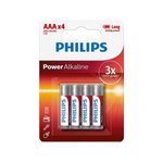 BATERIA ALKALICZNA PHILIPS AAA x4 POWER ALKALINE LR03