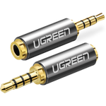 UGREEN 20501 Adapter 2.5 mm micro jack male to 3.5 mm mini jack female (gray)