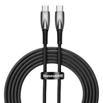 BASEUS kabel Typ C do Typ C Power delivery 100W Glimmer Series CADH000801 2m czarny