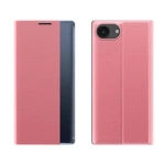 New Sleep Case iPhone 16e Flip Cover with Stand - Pink