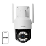 IP Outdoor Camera ZOSI C296 WiFi Pan Tilt 8MP Dual IP66 with 32GB microSD card