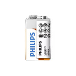 BATERIA PHILIPS 9V LONGLIFE FOLIA POWER ALKALINE Phil-6F22L1F/10