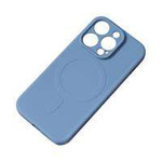 MagSafe compatible silicone case for iPhone 15 Pro Max Silicone Case - navy blue