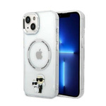 Karl Lagerfeld IML NFT Karl & Choupette MagSafe - Etui iPhone 14 Plus (przezroczysty)