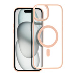 Futerał Matte Mag Cover kompatybilny z MagSafe do IPHONE 15 PLUS różowy