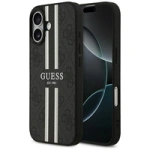 Guess 4G Printed Stripes MagSafe case for iPhone 17 - black