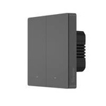 Sonoff smart 2-channel Wi-Fi wall switch black (M5-2C-86)