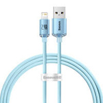 Baseus Crystal Shine Series USB cable - Lightning 2,4A 20W 1,2m blue (CAJY001103)