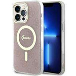 Guess GUHMP14XH4STP iPhone 14 Pro Max 6.7&quot; pink/pink hardcase 4G MagSafe