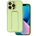 TEL PROTECT Leather Luxury Stand Case do Iphone 11 Pro Miętowy