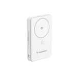 Powerbank Wozinsky WLWP-10KA0Y3WS 22.5W PD Qi2 10000 mAh, with stand, 1x USB-A, 1x USB-C - white