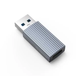Adapter USB-C na USB-A - szary