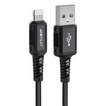 Acefast cable MFI USB - Lightning 1,8m, 2,4A black (C4-02 A Black)