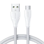 Joyroom USB cable - micro USB 2.4A Surpass Series for fast charging and data transfer 2 m white (S-UM018A11)