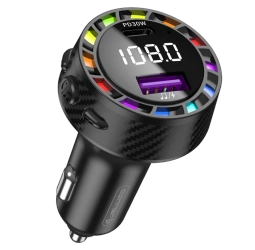 FM Transmitter 30W PD 1xUSB-C + 1xUSB QC3.0 Jellico FM2 black