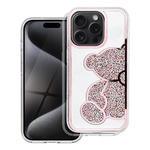 Futerał TEDDY BEAR do IPHONE 16 Pro różowy