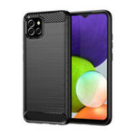 Carbon Case Flexible Cover TPU Case for Samsung A03S EU (166.5) black