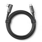 Ugreen angled cable USB Type C - USB Type C for charging 60W / data transmission with VR goggles support (e.g. Oculus Quest 2) 5m black (US551)