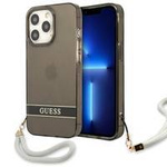 Guess GUHCP13LHTSGSK iPhone 13 Pro / 13 6,1 &quot;black / black hardcase Translucent Stap