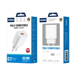 JELLICO wall charger C7 22.5W 1xUSB QC3.0 White