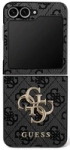 Guess Big 4G Logo Classic Logo Case for Samsung Galaxy Z Flip 7 - Black