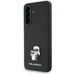 Karl Lagerfeld Saffiano Case w/ K&amp;C Metal Logo for Samsung Galaxy A56 - Black