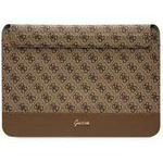 Guess Sleeve GUCS14PS4SGW 14&quot; brown/brown 4G Stripe Metal Logo