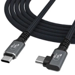 Wozinsky WPS3-UY41S USB-C Thunderbolt 4 240W 1m 4K Angled Cable - Black