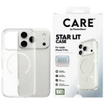 CARE by PanzerGlass Flagship Urban Explorer Case w. White MagSafe for iPhone 17 Pro - Clear Glitter