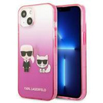 Karl Lagerfeld KLHCP13STGKCP iPhone 13 mini 5,4 "hardcase pink / pink Gradient Ikonik Karl & Choupette
