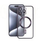 Vmax nakładka Electroplating Mag TPU do iPhone 16 Plus 6,7&quot; fioletowa