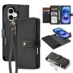 Dux Ducis Lawa Leather Case for iPhone 16 - Black