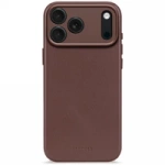 Decoded Leather Backcover case with MagSafe for iPhone 17 Pro - brown