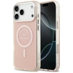 Karl Lagerfeld IML Karl RSG Logo MagSafe Case for iPhone 17 Pro Max - Pink