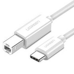 USB 2.0 C-B UGREEN US241 to 1.5m printer cable (white)