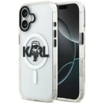 Karl Lagerfeld IML Karl Sketch Logo MagSafe Case for iPhone 17 - Transparent