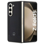 Original Case SAMSUNG GALAXY Z FOLD 5 Mercedes Hardcase Leather Urban (MEHCZFD5ARMBK) black