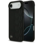 Mercedes Leather Laurel Leaves MagSafe Case for iPhone Air - Black