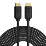Baseus kabel przewód HDMI 2.0 4K 30 Hz 3D HDR 18 Gbps 8 m czarny (CAKGQ-E01)