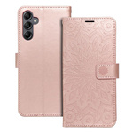 Kabura MEZZO Book do SAMSUNG A14 4G / A14 5G  mandala złoty róż