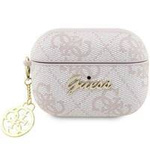 Guess GUAP2G4GSMP AirPods Pro 2 cover pink/pink 4G Charm Collection