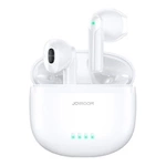 Joyroom TWS earphones wireless ENC waterproof IPX4 Bluetooth 5.3 white (JR-TL11)