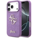 Guess Fixed Glitter Big 4G case for iPhone 17 Pro - purple